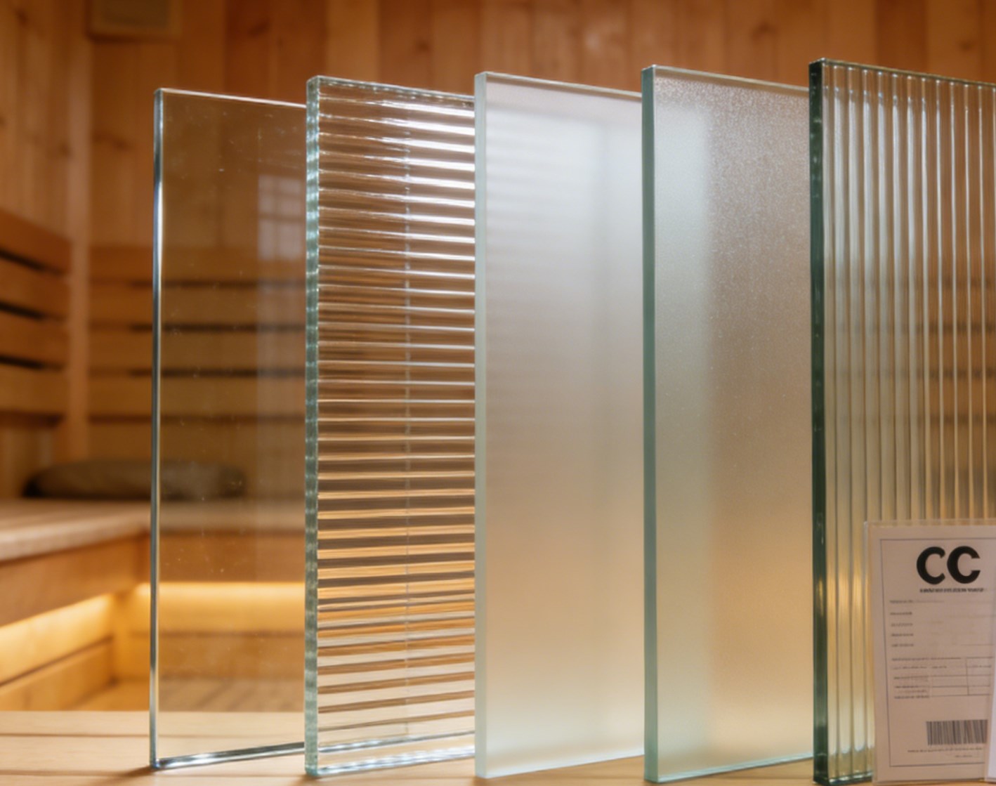 சானா அறை வெடிப்பு-சான்று கண்ணாடி