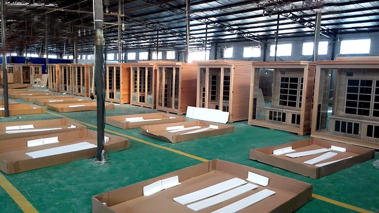 Sauna ஹவுஸ் உற்பத்தி தோற்றம்