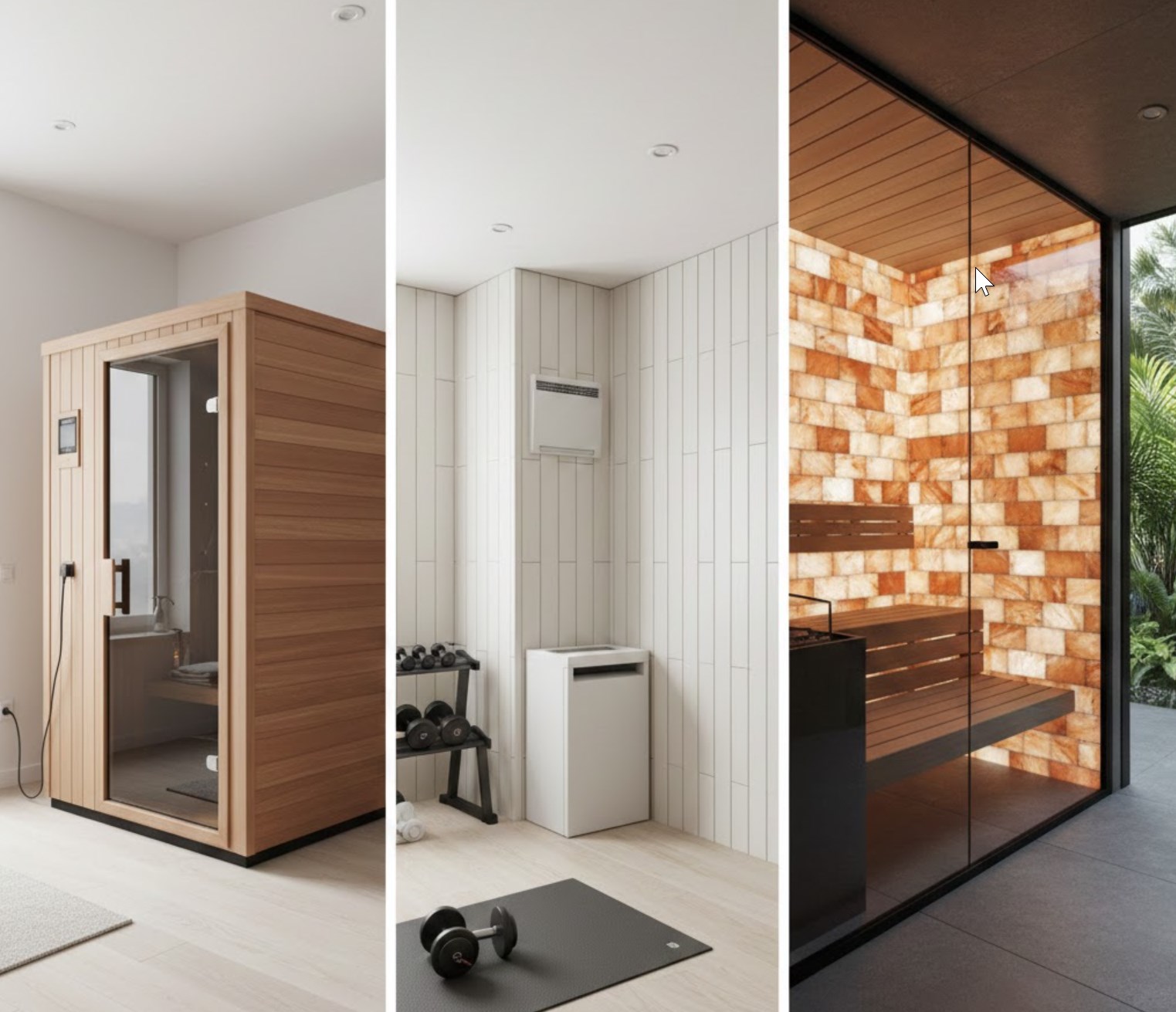 வீட்டு வியர்வை நீராவி அறைகளுக்கான சட்டசபை முறைகளின் பகுப்பாய்வு