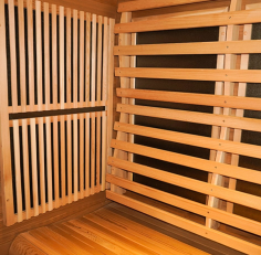 1-2 நபர் அரை கண்ணாடி அரை மர அமைப்பு செங்குத்து வகை