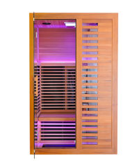 இரட்டை வெப்பமூட்டும் தூர அகச்சிவப்பு sauna